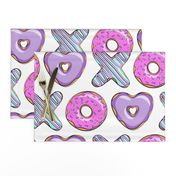 (jumbo scale) xo shaped donuts - multi