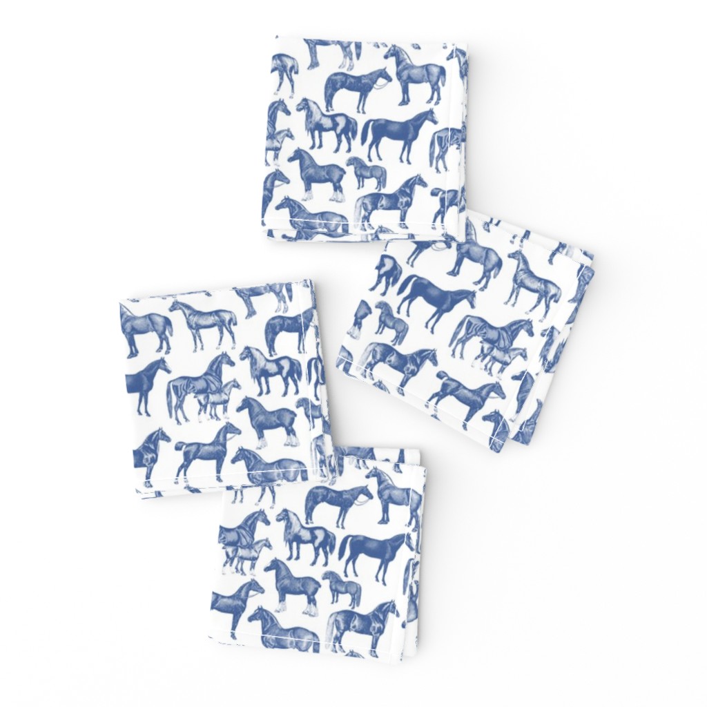 Blue Horse Pattern 