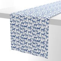 Blue Horse Pattern 