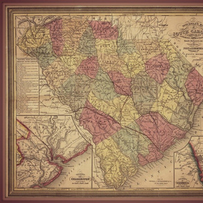 South Carolina map, FQ