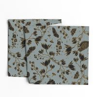 ORCHID OWL BLACK - FRENCH GREY 