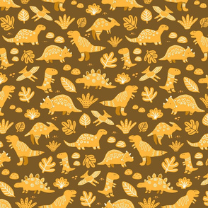 sketch dinos gingerbread pattern. cute prehistoric dinosaurs cookies design.