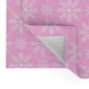 Snowflakes on Pink