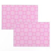 Snowflakes on Pink