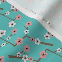 Cherry Blossom Turquoise