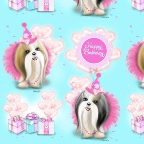 Shih Tzu Birthday girl party M