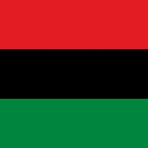 Red, Black, Green Horizontal Pan African Flag (8 Inch Repeat)