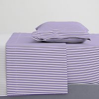 Quarter Inch Ultra Violet and White Vertical Stripes