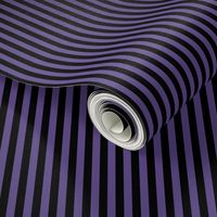 Quarter Inch Ultra Violet and Black Vertical Stripes