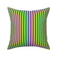 Mardi Gras Quarter Inch Vertical Stripes