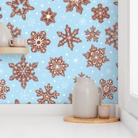 Gingerbread Snowflakes