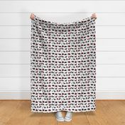 Woodland Animals Bear Moose & Deer - Red + Black Buffalo Plaid Baby Nursery Kids Children Baby Bedding