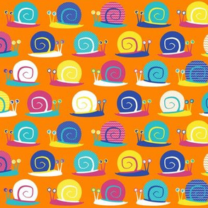 Snail Party Orange