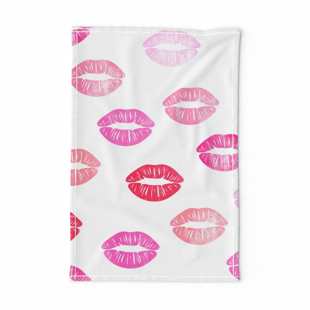 (jumbo scale) smooches - kisses - multi pink