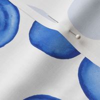 MEDIUM watercolor blue dots pattern 