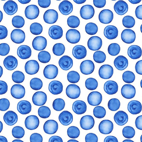 NORMAL watercolor blue dots pattern 