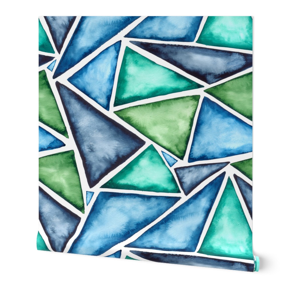 SMALL pattern watercolor fragmentation