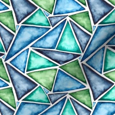 SMALL pattern watercolor fragmentation