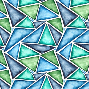 MEDIUM pattern watercolor fragmentation