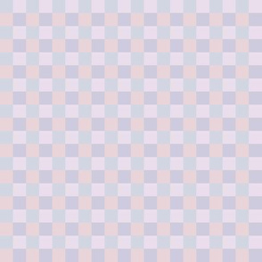 GINGHAM PEACH BLUE