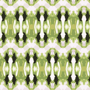 Organic Geometry 5 Lime Green 4.2x8.4