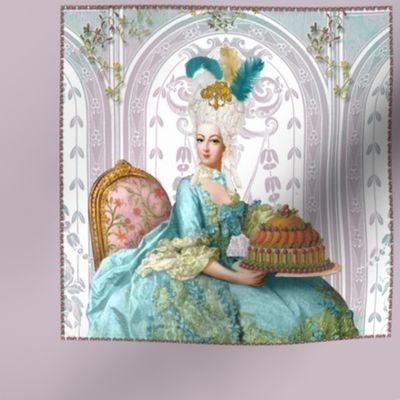Marie Antoinette Cake Panel 