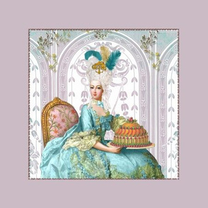Marie Antoinette Cake Panel 