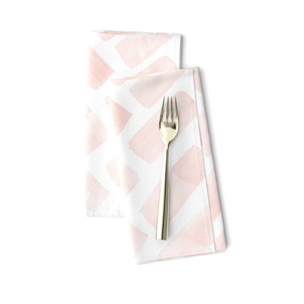 (jumbo scale) watercolor herringbone - pink blush