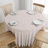 (jumbo scale) watercolor herringbone - pink blush