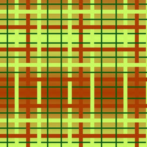 rust-lime ombre plaid-2