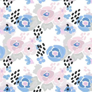 Flower pattern retro