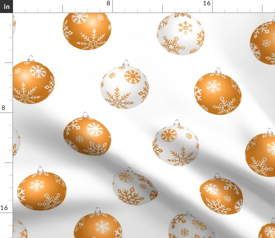 Christmas Bronze Ball Pattern