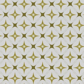 Cream + Gold Diamond Wallpaper