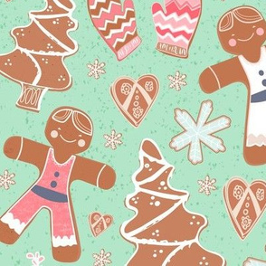 Happy Gingerbread Cookie Field