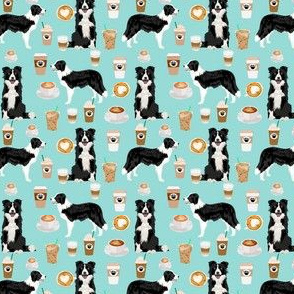 border collie coffee print smaller scale cute border collie coffees best quilting dog fabric dog quilts cute border collies fabric