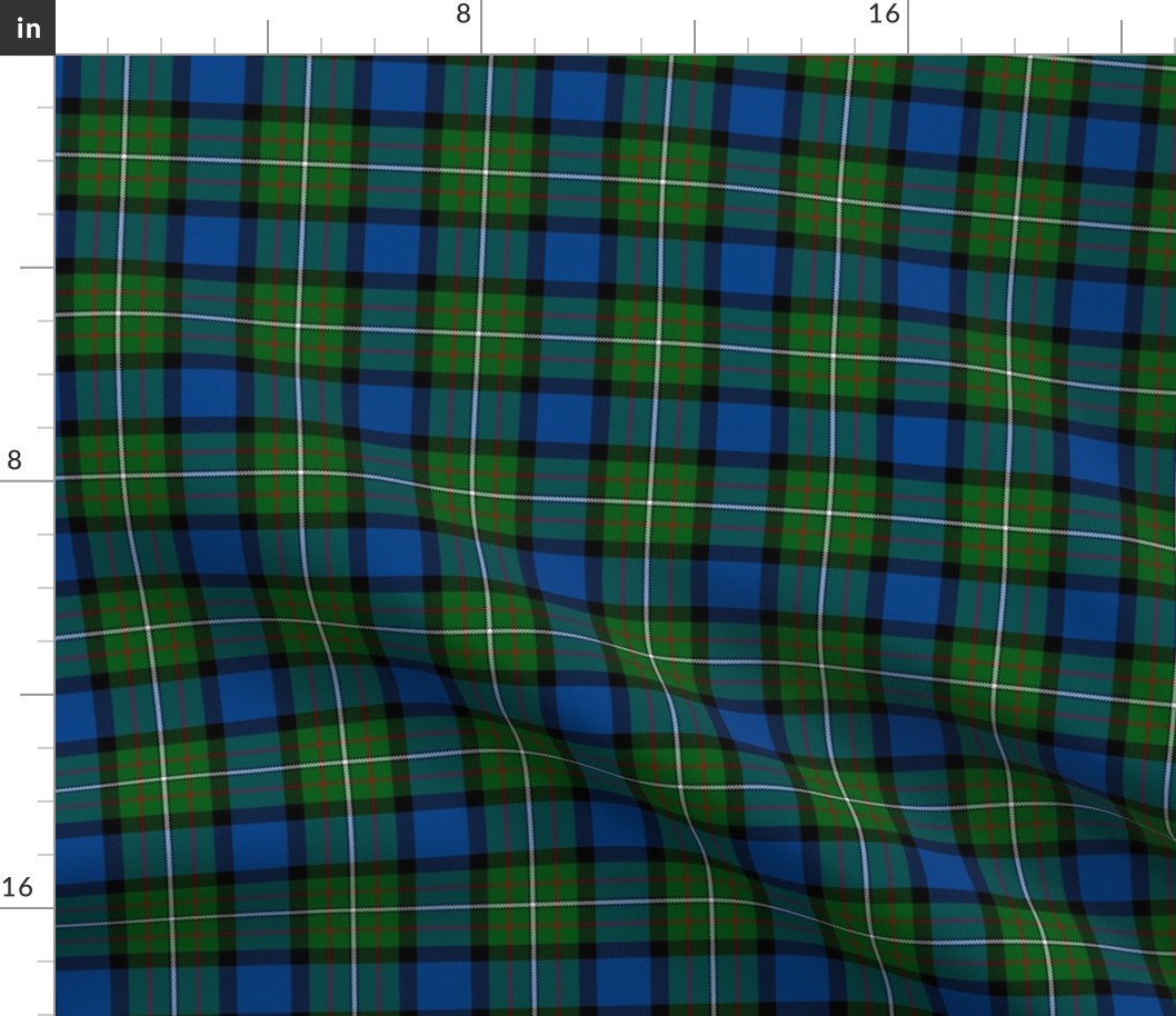 Ferguson Ancient / Ferguson of Atholl tartan, 3" modern colors, 1830 Wilson's of Bannockburn