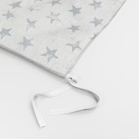 Distressed Navy Blue Stars on White (Grunge Vintage 4th of July American Flag Stars)