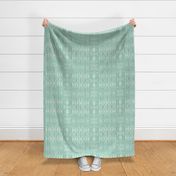 mint green ikat