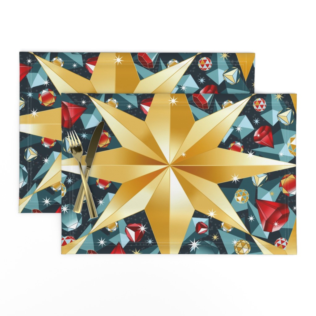 golden christmas stars kaleidoscope