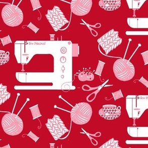 vintage sewing machine // knitting // sewing // crafts // holidays // christmas //