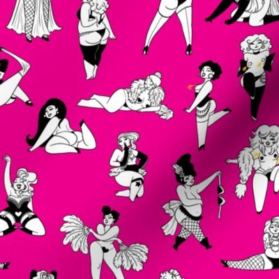 Burlesque Ballyhoo Pink