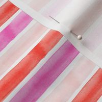 valentines watercolor stripes