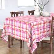 valentines watercolor plaid