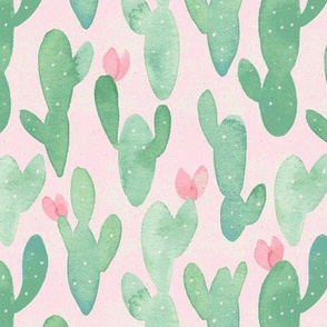 Summer Cacti // Light Pink