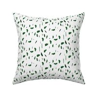 evergreen green paint daubs painted dots dalmation