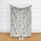 hygge floral gray