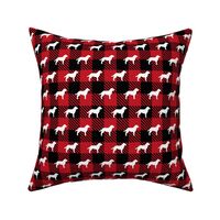 Labrador Retriever Buffalo Plaid