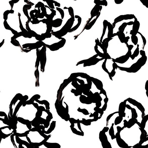 akHOME Vintage Roses BLACK