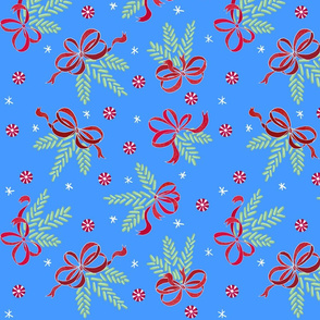 Jellybean pine ornaments (retro-blue)