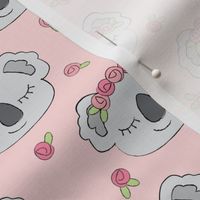 koalas-and-roses-on-pink